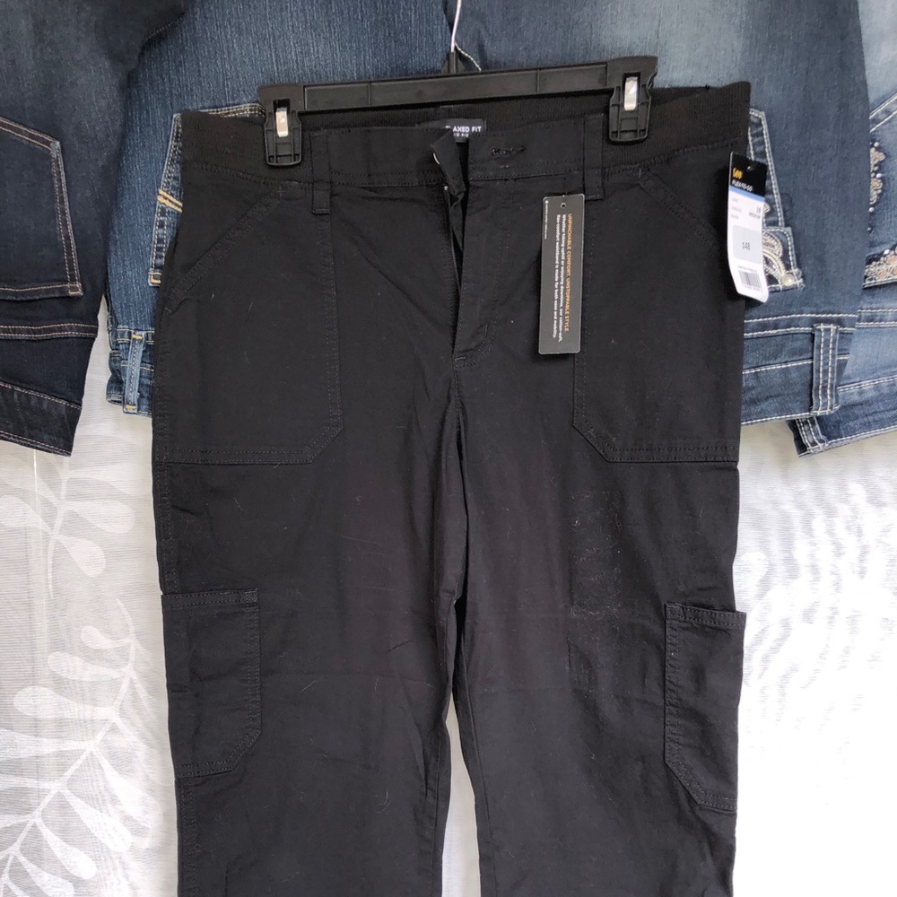 Lee black Capri cropped pants women’s size 10